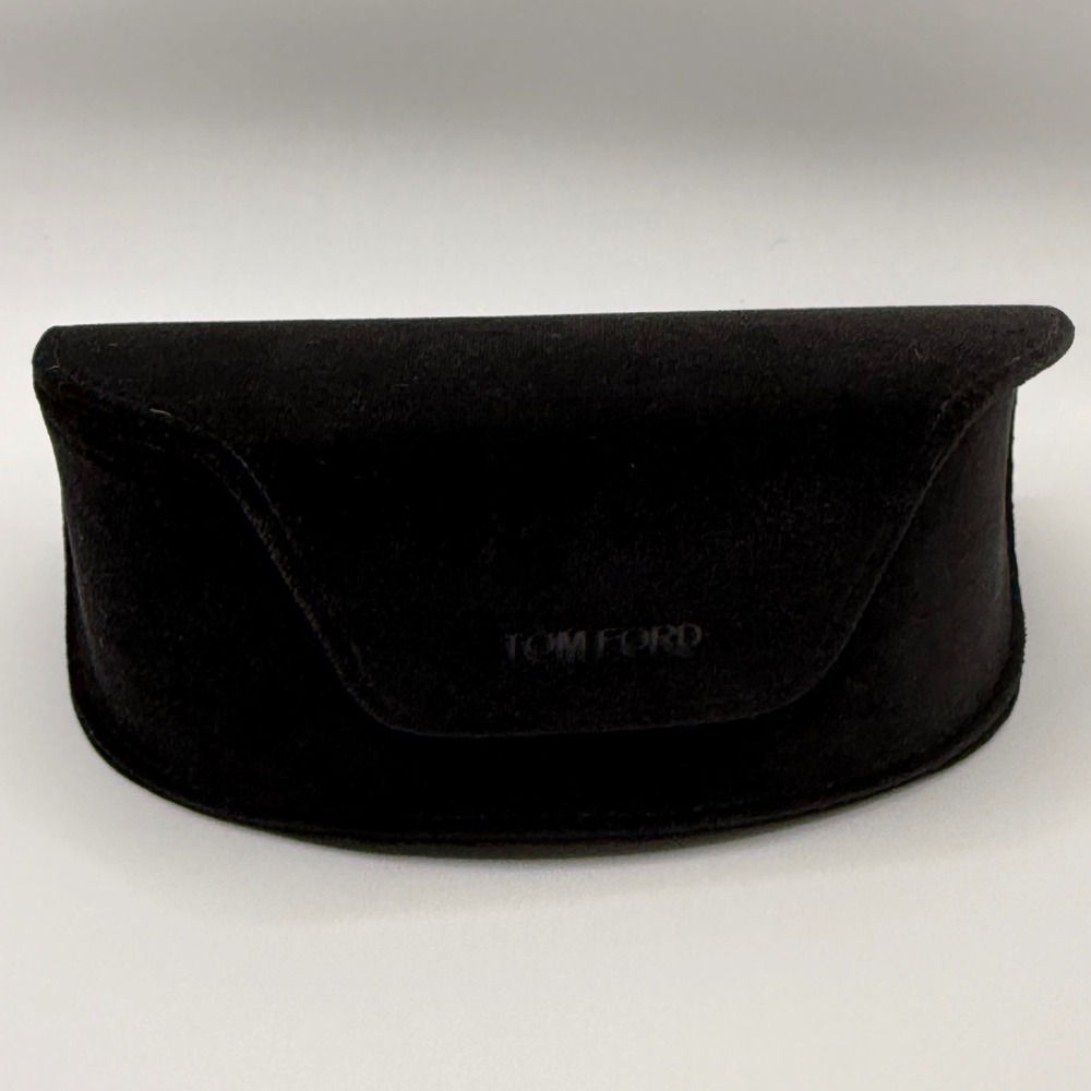 Tom Ford Sunglasses Case OS Black Velvet Hard Shell Luxury Designer Minimalist
